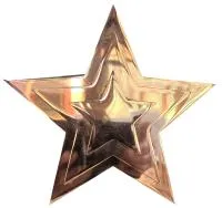 Звезда на памятник ø 150 (518234) монтаж обелиск - стела мм. пустотелая  во Владивостоке