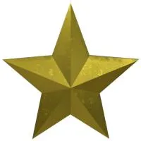 Звезда накладка на памятник литая латунь во Владивостоке (518483)
