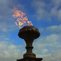 Газовая горелка апс (газ-контроль) (1629) сертификат - автомат вечный огонь ø 154 мм. ветроустойчивая  во Владивостоке