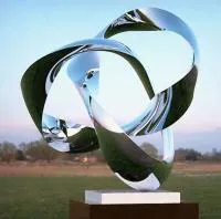 Кольца из нержавеющей стали скульптура (518288) производство арт-объект  во Владивостоке