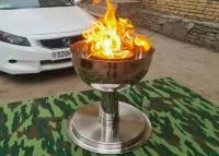 Чаша торжественного огня афины (51756458) производство для ø 360 мм. ветроустойчивая во Владивостоке