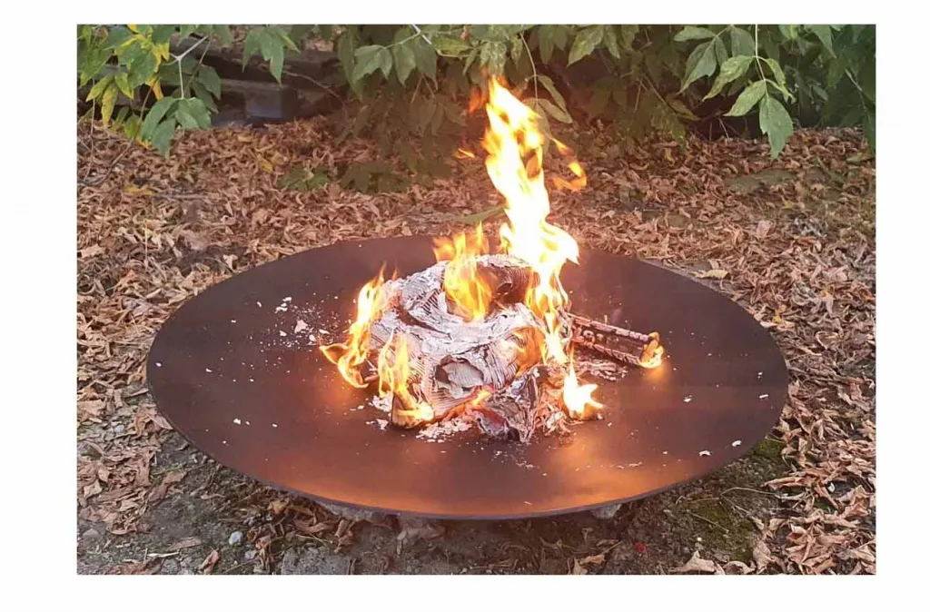 Кострище в виде чаши из металла сталь марки Ст3 аренда во Владивостоке 